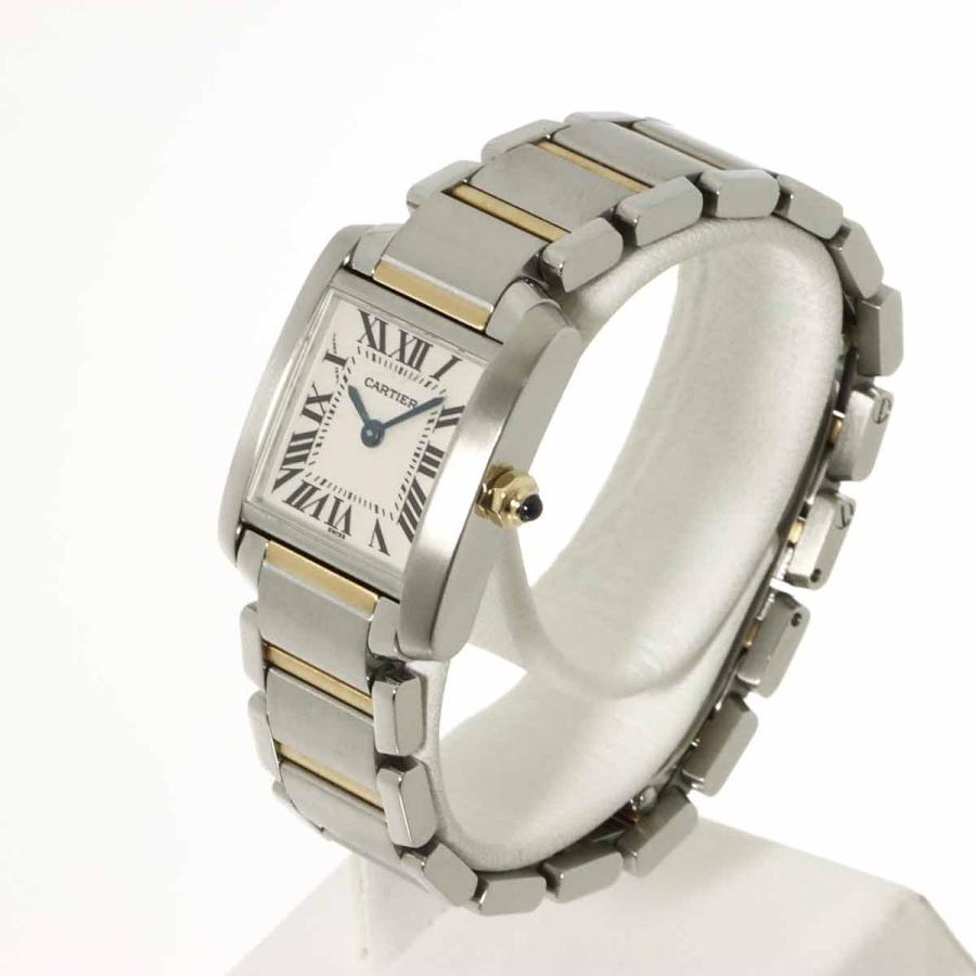 Cartier カルティエ タンクフランセーズSM コンビ W51007Q4 レディース  