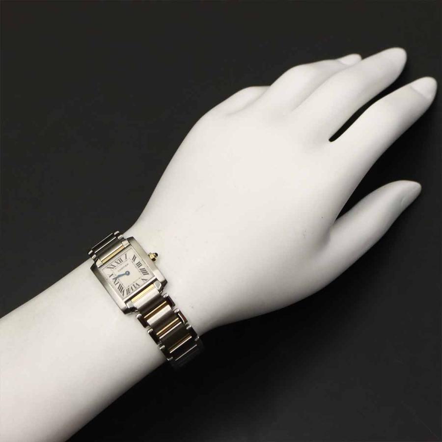 Cartier カルティエ タンクフランセーズSM コンビ W51007Q4 レディース  