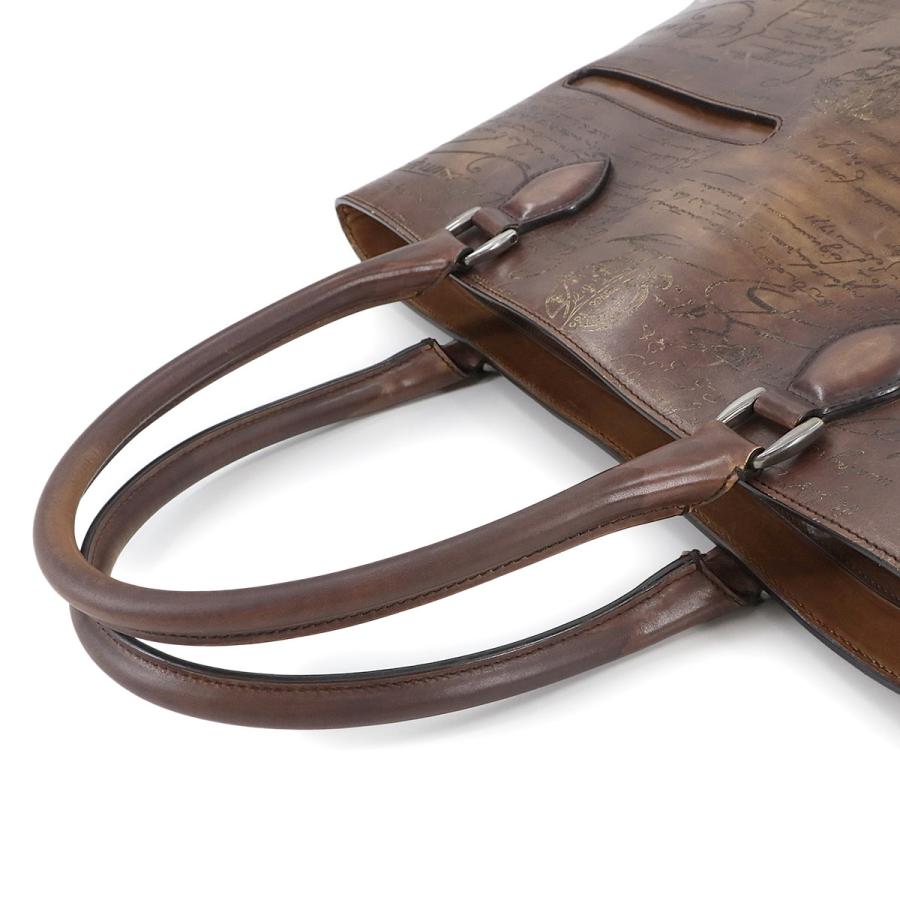 22年購入 ベルルッティ トゥジュール カリグラフィ スクリットレザー 証明書 ベルルッティ Berluti カリグラフィ スクリット トゥジュール トート