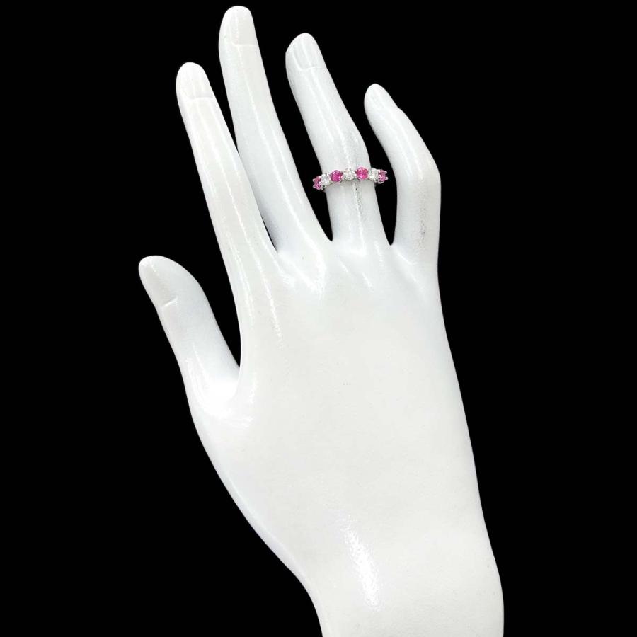 ティファニー エンブレイス ハーフ エタニティ ダイヤリング 3.5mm 10 