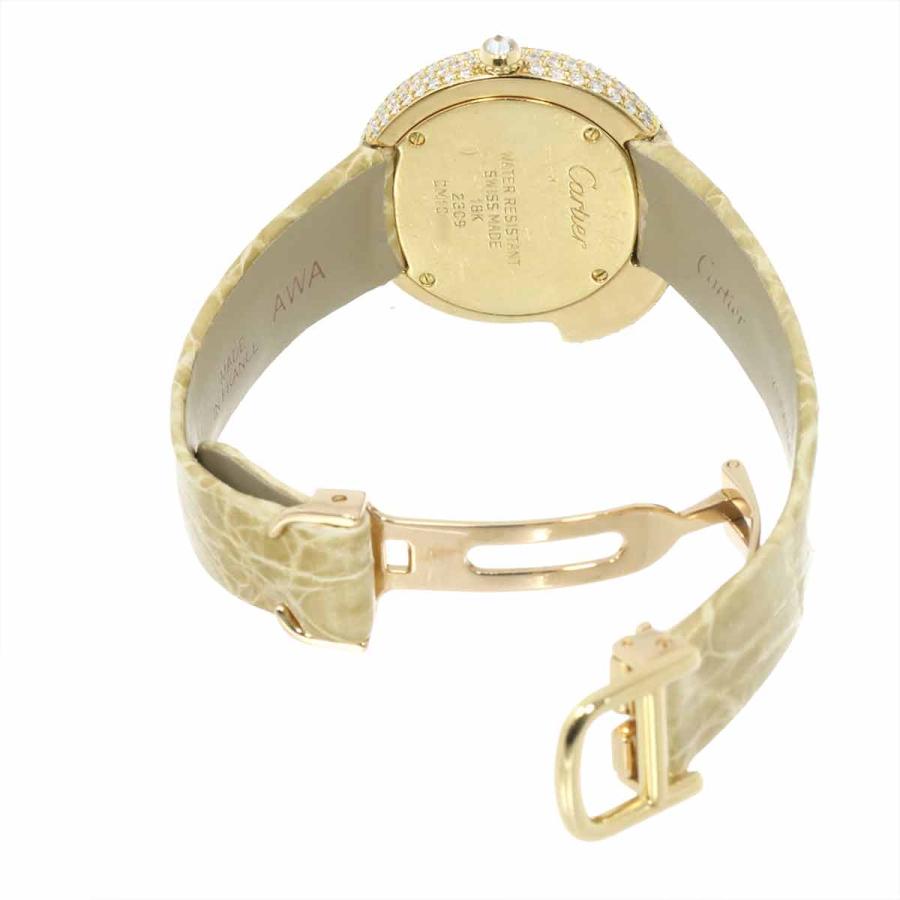 カルティエ Cartier パンテール1925 パンサー WF317551 レディース 腕時計 純正ダイヤベゼル アイボリー K18YG クォーツ Panthere 90290647 Cartier（カルティエ） パンテール1925 パンサー WF317551 レディース