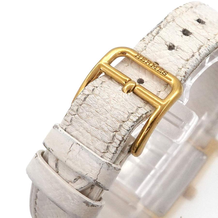 HERMES エルメス Hウォッチ HH1 201 レディース 腕時計 ホワイト  