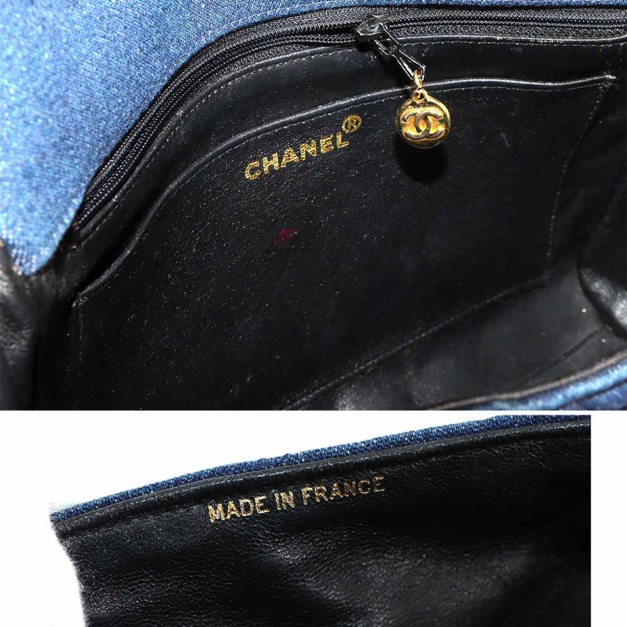 CHANEL（シャネル） マトラッセ ショルダー バッグ デニム ブルー