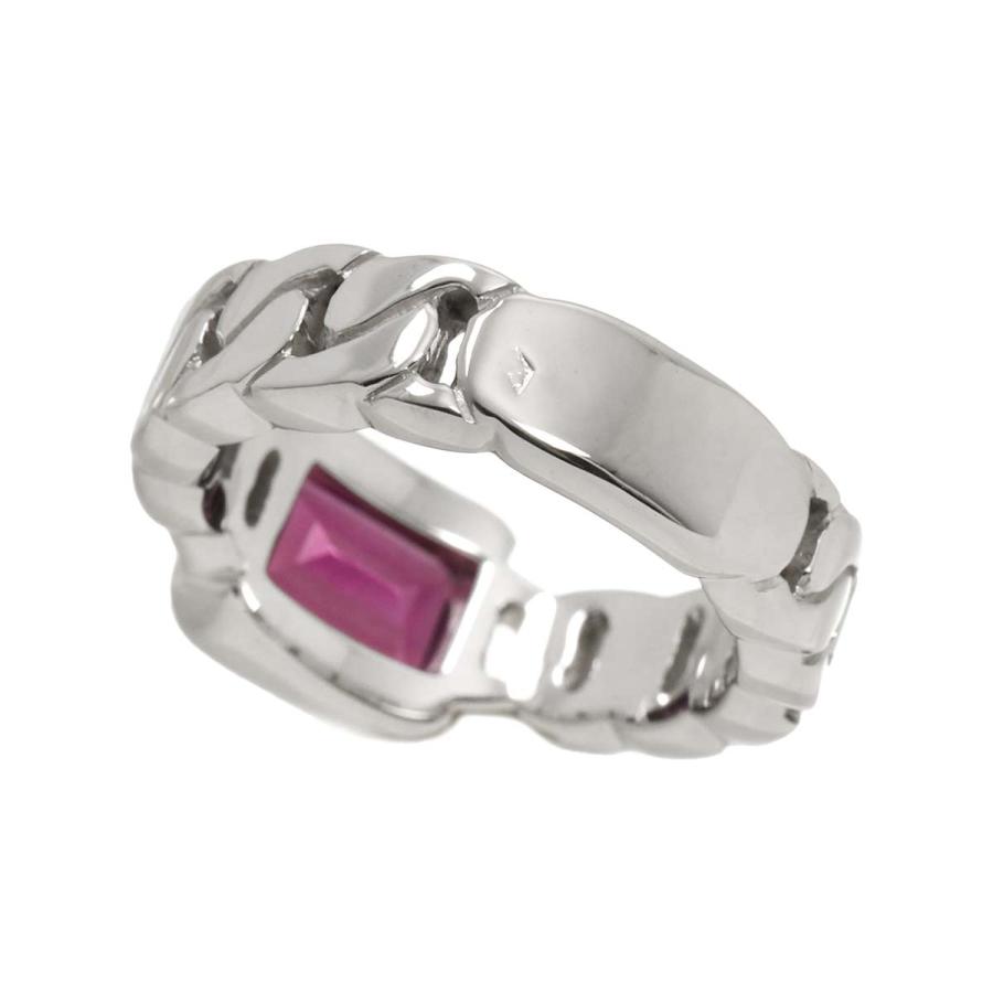 CHANEL シャネル プルミエール 7.5号 リング ガーネット K18 WG  