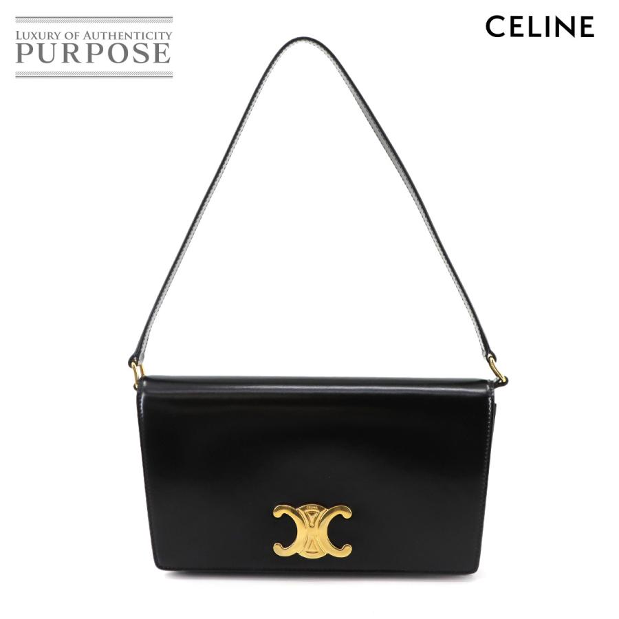 新品同様 セリーヌ バッグ トリオンフ トラペーズ 2way ショルダー クラッチ バッグ レザー レディース 90291683 【中古】ブランド CELINE（セリーヌ） 新品同様 トリオンフ トラペーズ 2way ショルダー