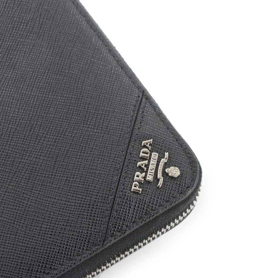 PRADA 新品同様 プラダ サフィアーノ ラウンドファスナー 長財布