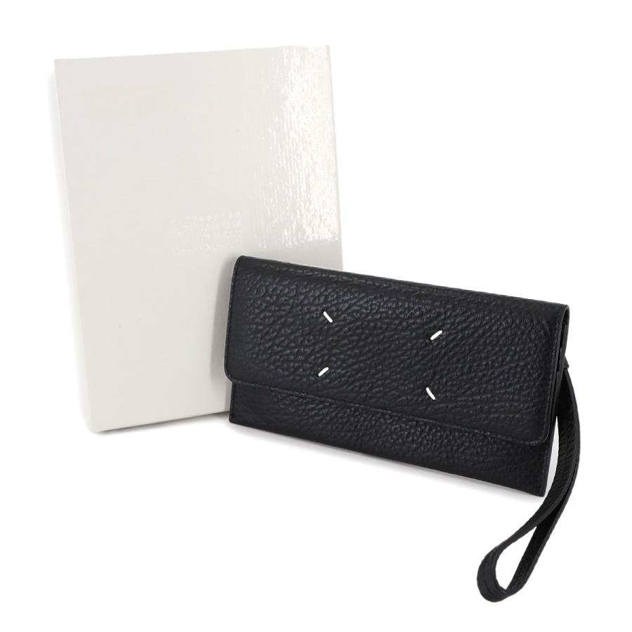 未使用✨メゾンマルジェラ 4ステッチ ロングウォレット ラウンド 長財布 黒 メゾン マルジェラ Maison Margiela 4ステッチ ロングウォレット 長