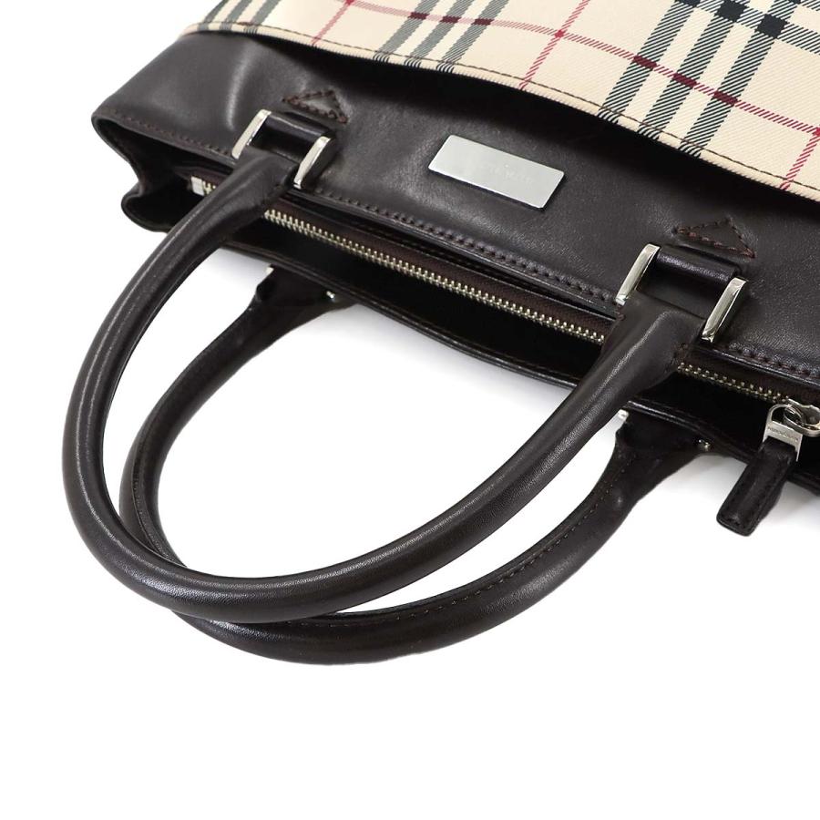 BURBERRY 美品 バーバリー ノバチェック ハンド バッグ