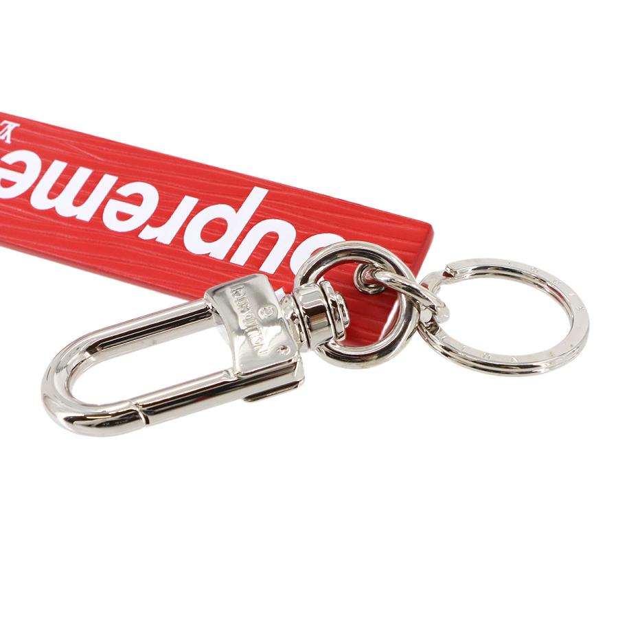 Supreme VUITTON キーホルダー 赤 Louis Vuitton X SUPREME Epi Key Chain Bag Charm Red 481907