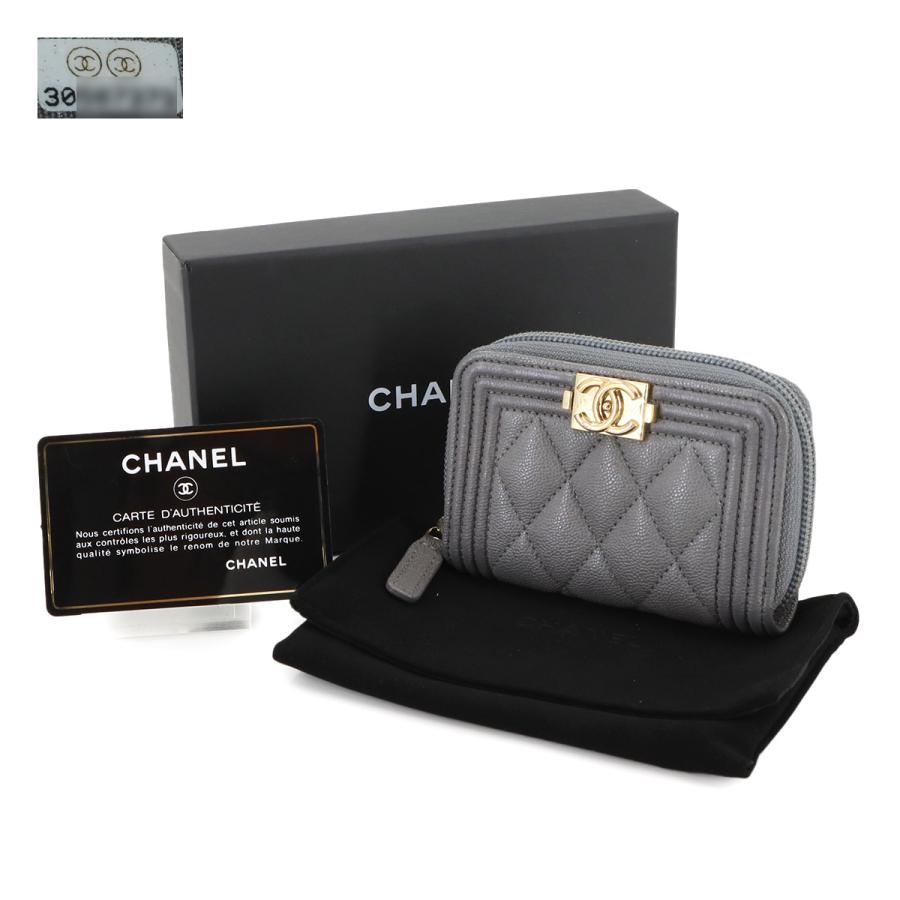 CHANEL（シャネル） ボーイシャネル ジップ コインパース 小銭入れ 