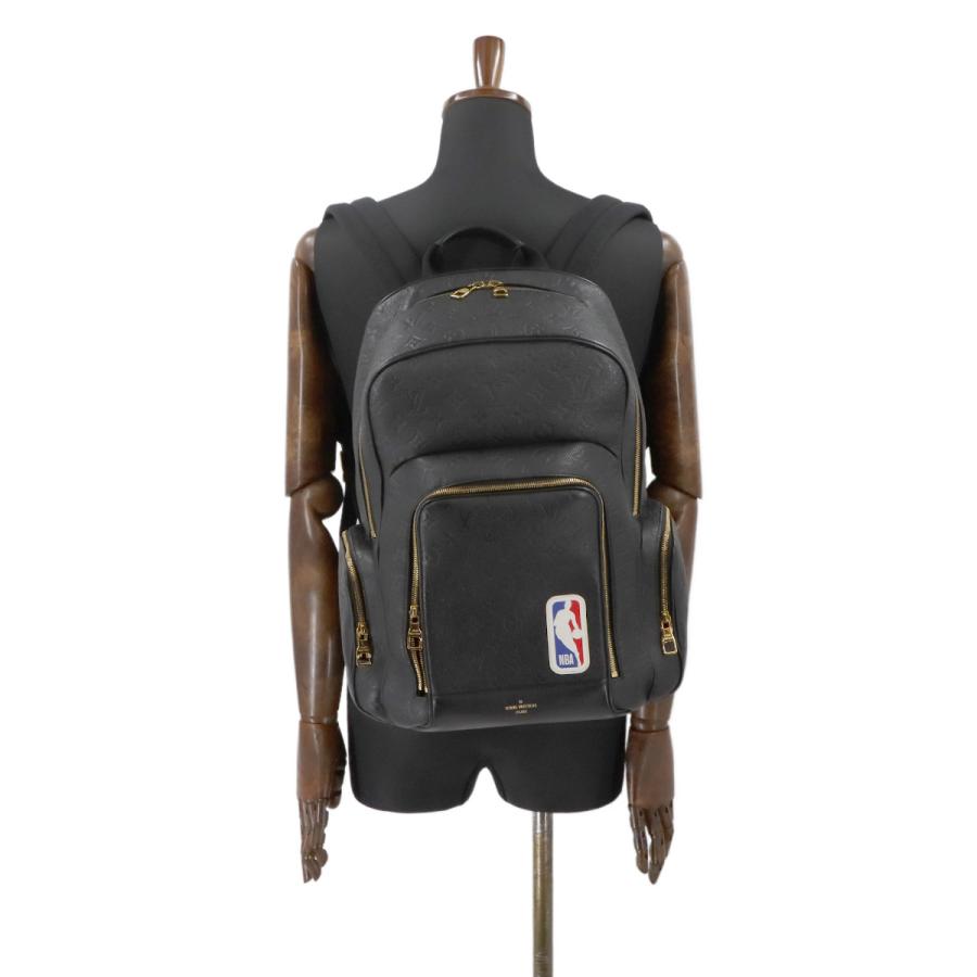 美品 ルイ ヴィトン LOUIS VUITTON LVxNBA バスケット バックパック リュックサック モノグラム アンプラント レザー M57972 90292874 LOUIS VUITTON（ルイ・ヴィトン） 美品 ルイ ヴィトン LOUIS VUITTON