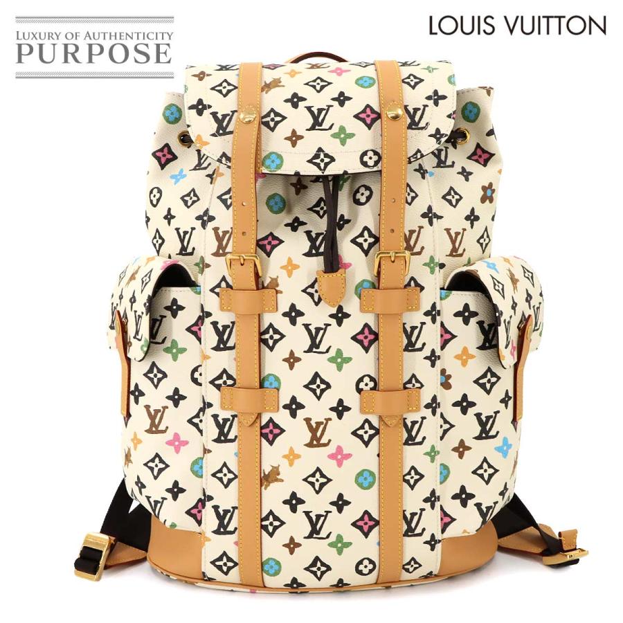 LOUIS VUITTON 未使用 展示品 ルイ ヴィトン モノグラム クラギー クリストファー MM バックパック バニラ M25240 ...