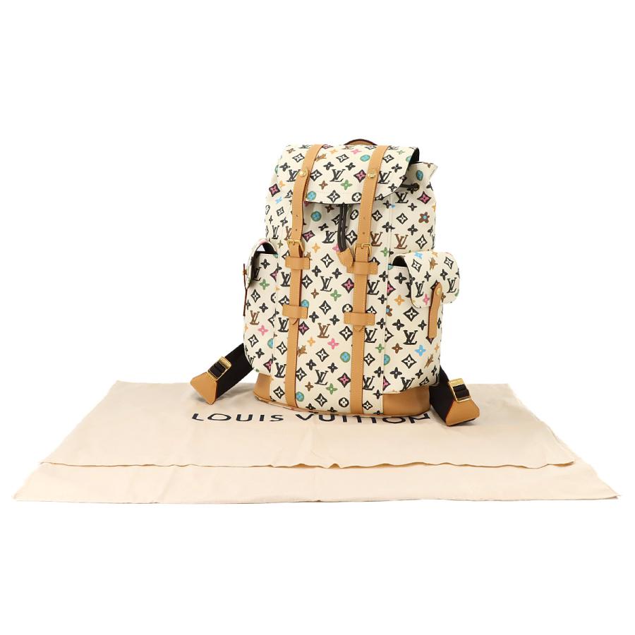 LOUIS VUITTON 未使用 展示品 ルイ ヴィトン モノグラム クラギー クリストファー MM バックパック バニラ M25240 ...