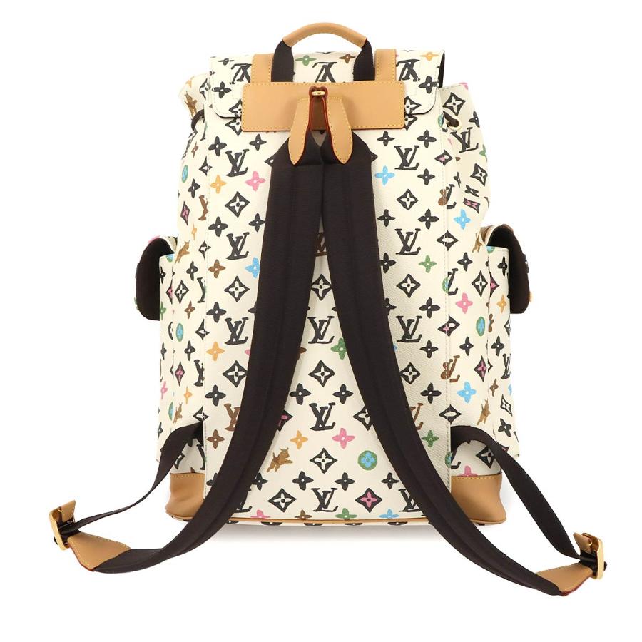 LOUIS VUITTON 未使用 展示品 ルイ ヴィトン モノグラム クラギー クリストファー MM バックパック バニラ M25240 ...