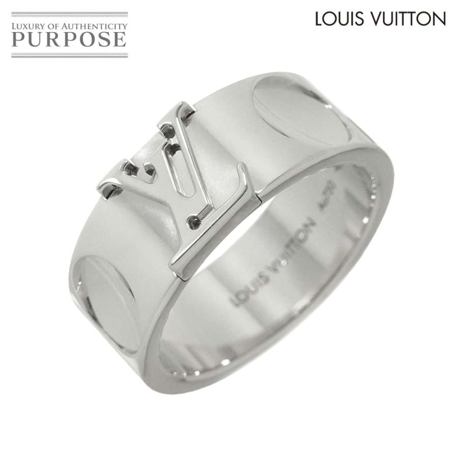 LOUIS VUITTON ルイ ヴィトン ラージ アンプラント #58 リング K18 WG  
