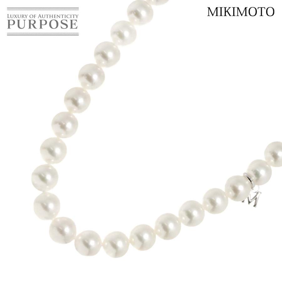 MIKIMOTO（ミキモト） アコヤ真珠 7.4-6.9mm ネックレス 43cm SV