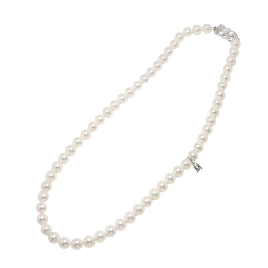 MIKIMOTO（ミキモト） アコヤ真珠 7.4-6.9mm ネックレス 43cm SV