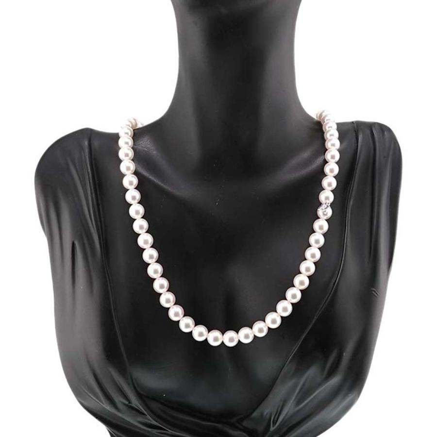 MIKIMOTO（ミキモト） アコヤ真珠 7.4-6.9mm ネックレス 43cm SV