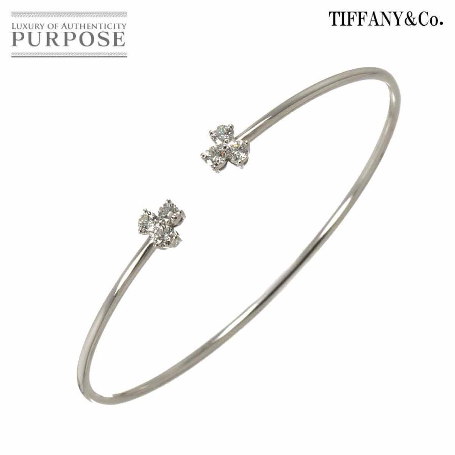 TIFFANY&Co.（ティファニー） アリア ダイヤ バングル 17cm K18 WG