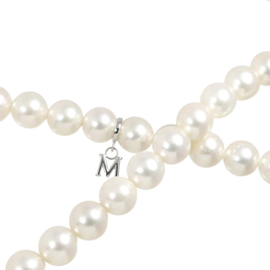 MIKIMOTO（ミキモト） アコヤ真珠 7.4-6.9mm ネックレス 40cm SV