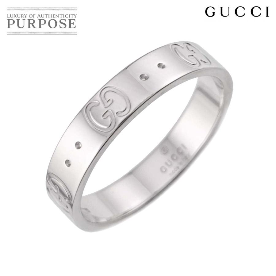 GUCCI グッチ アイコン #15 リング K18 WG ホワイトゴールド 750 指輪  