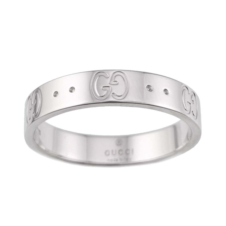 GUCCI グッチ アイコン #15 リング K18 WG ホワイトゴールド 750 指輪  
