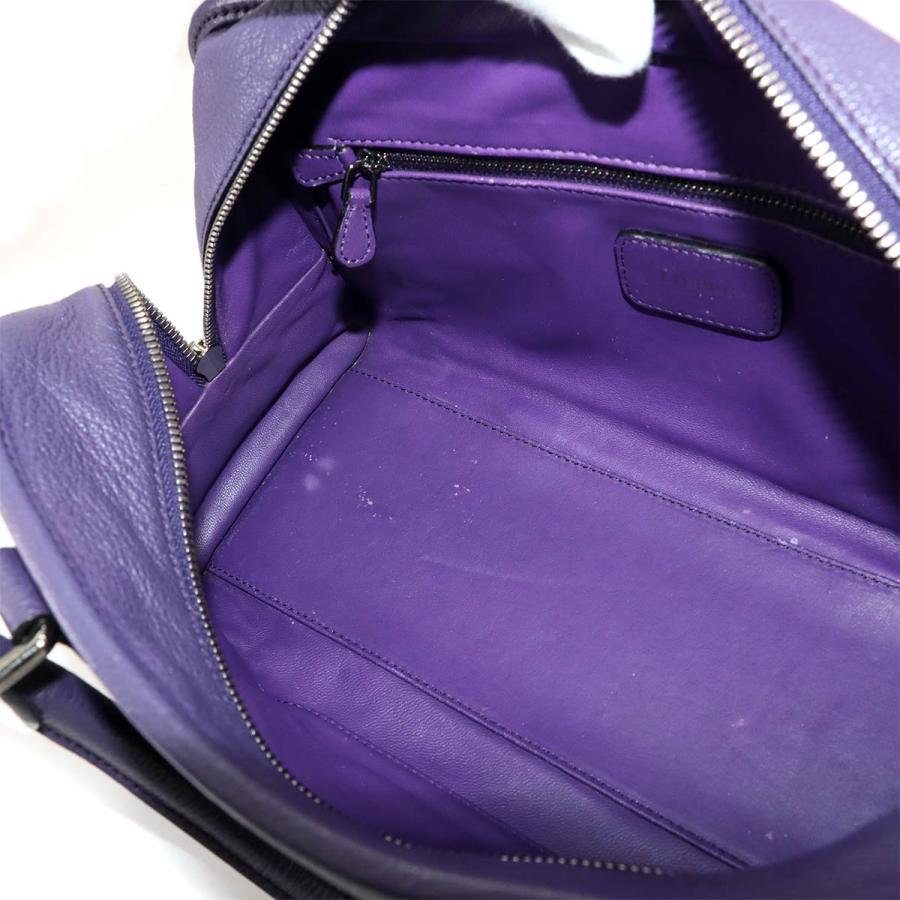 LOEWE（ロエベ） アマソナ 28 ハンド バッグ レザー パープル シルバー