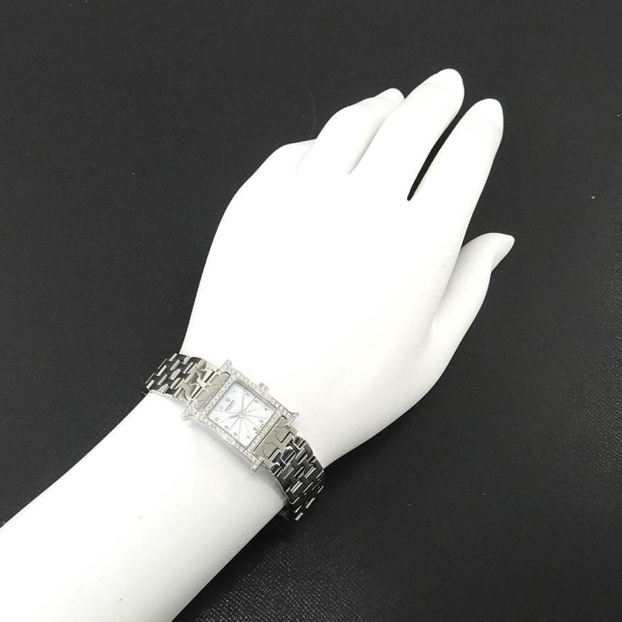 HERMES（エルメス） HERMES Hウォッチ ミニ HH1 130 ダイヤベゼル