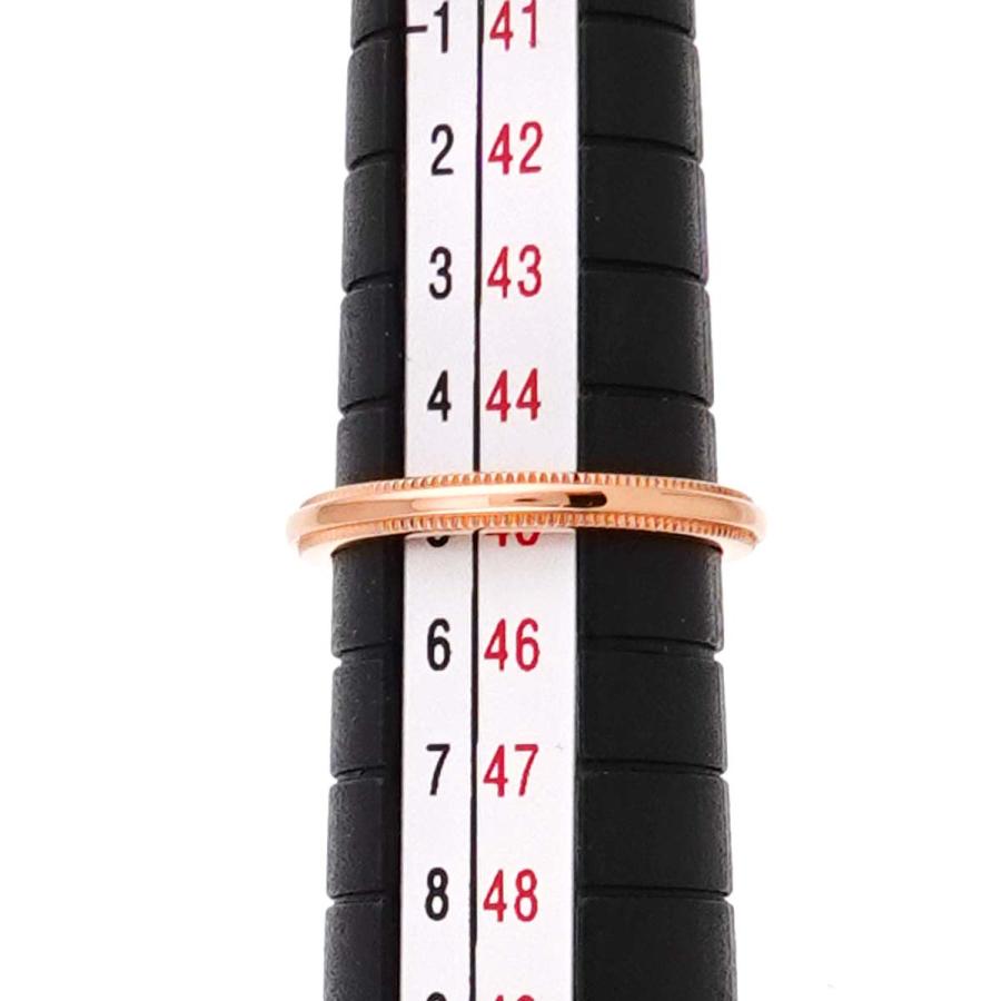 TIFFANY&Co. ティファニー ミルグレイン 5号 リング K18 PG ピンク  
