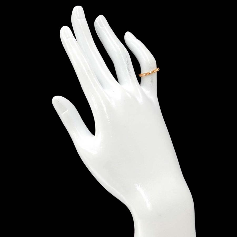 TIFFANY&Co. ティファニー ミルグレイン 5号 リング K18 PG ピンク  