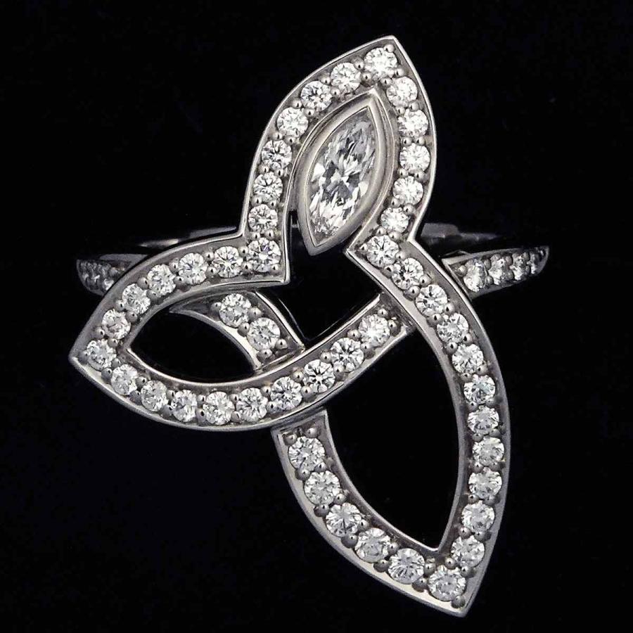 ハリー・ウィンストン（HARRY WINSTON） リリークラスター 8号 リング