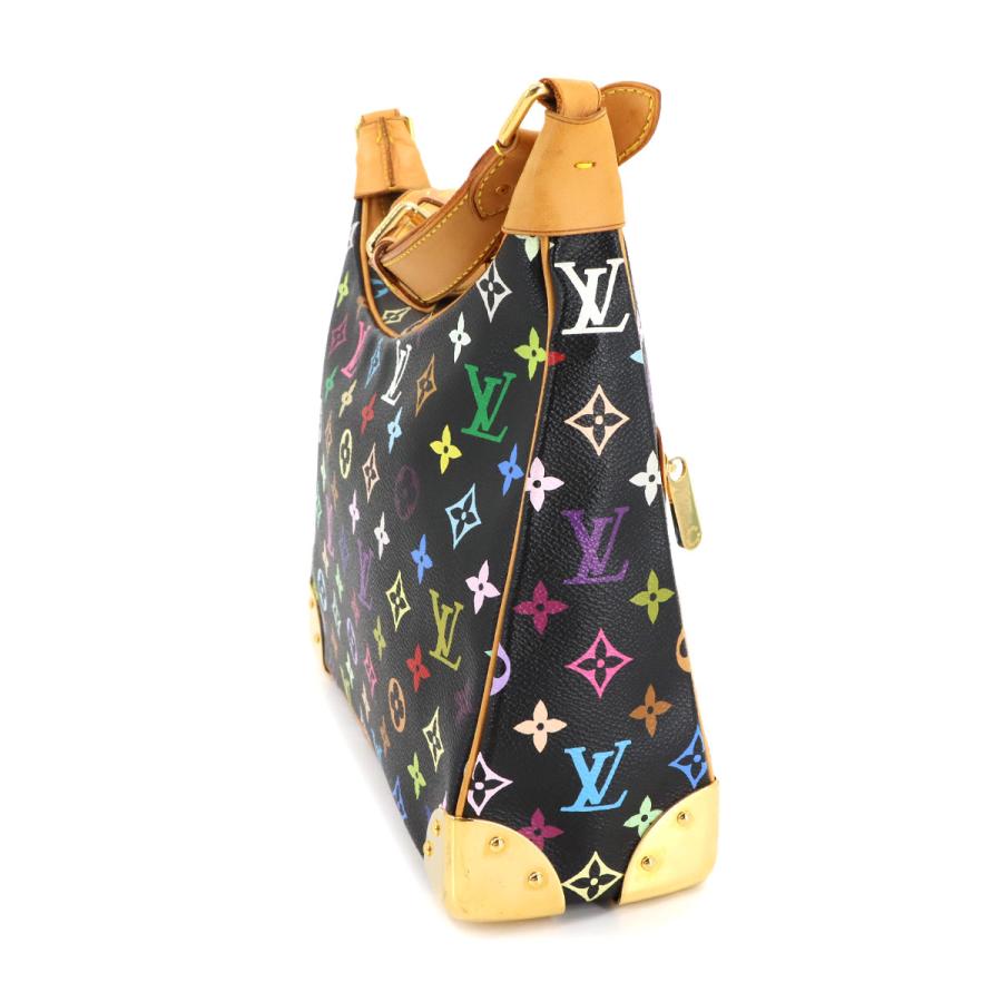 美品 ルイ ヴィトン LOUIS VUITTON モノグラム マルチカラー ブローニュ ショルダー バッグ ノワール M92638 ゴールド 金具 90294267 LOUIS VUITTON（ルイ・ヴィトン） 美品 ルイ ヴィトン モノグラム