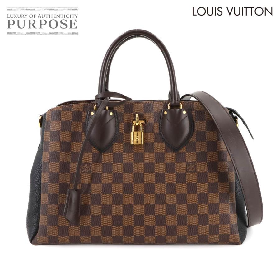 未使用 LOUIS VUITTON ノルマンディー ダミエ 黒 N41487