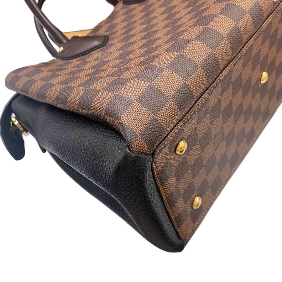未使用 LOUIS VUITTON ノルマンディー ダミエ 黒 N41487