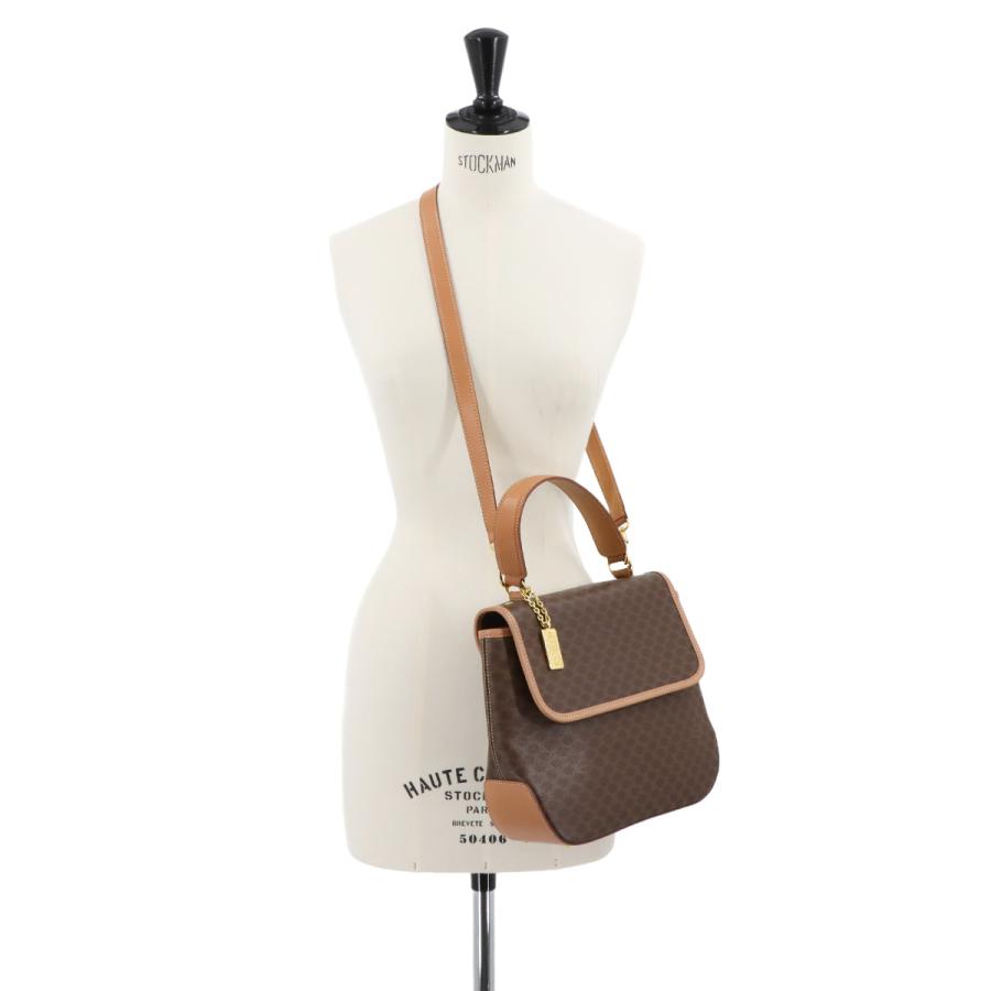 CELINE 新品同様 セリーヌ マカダム 2way ハンド ショルダー