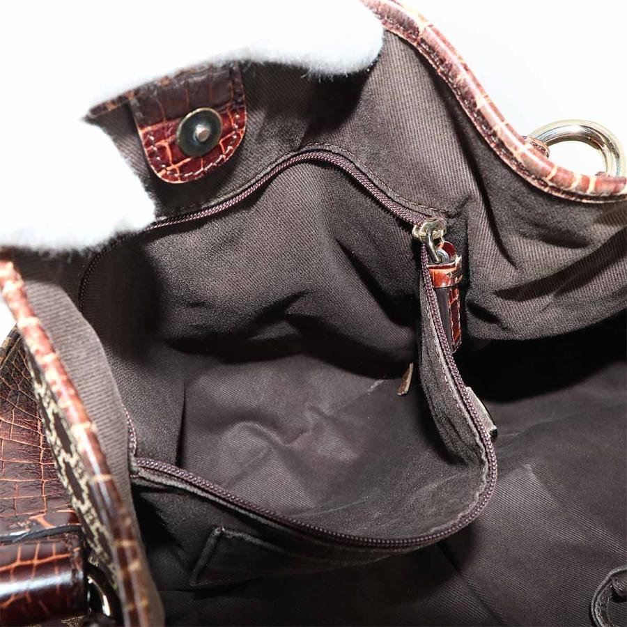 CELINE（セリーヌ） 美品 マカダム トート バッグ キャンバス 型押し