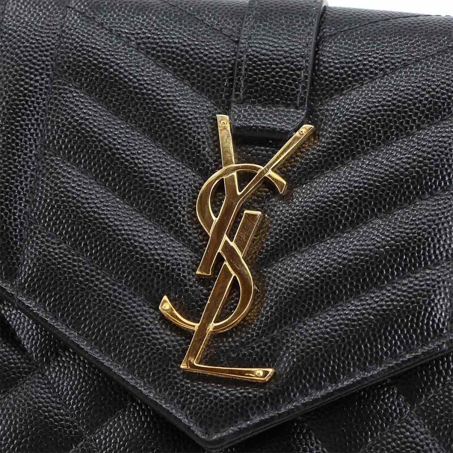 新品同様 サンローラン 財布 カサンドラ エンベロープ チェーン ウォレット 長財布 620280 レディース 90294486 【中古】ブランド Yves Saint Laurent（イヴ・サンローラン） 新品同様 サンローラン