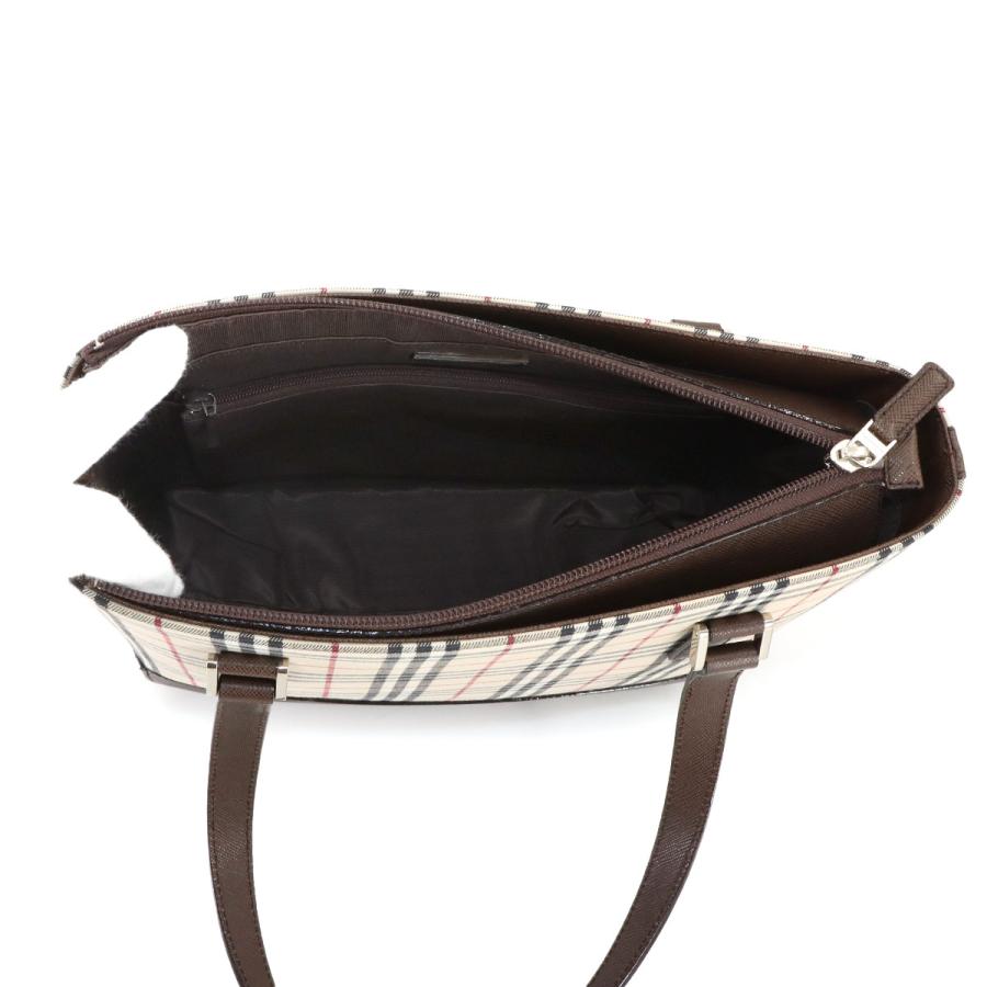 未使用 展示品 バーバリー バッグ ノバチェック ハンド バッグ キャンバス レザー ベージュ レディース 90294515 【中古】ブランド BURBERRY（バーバリー） 未使用 展示品 ノバチェック ハンド バッグ