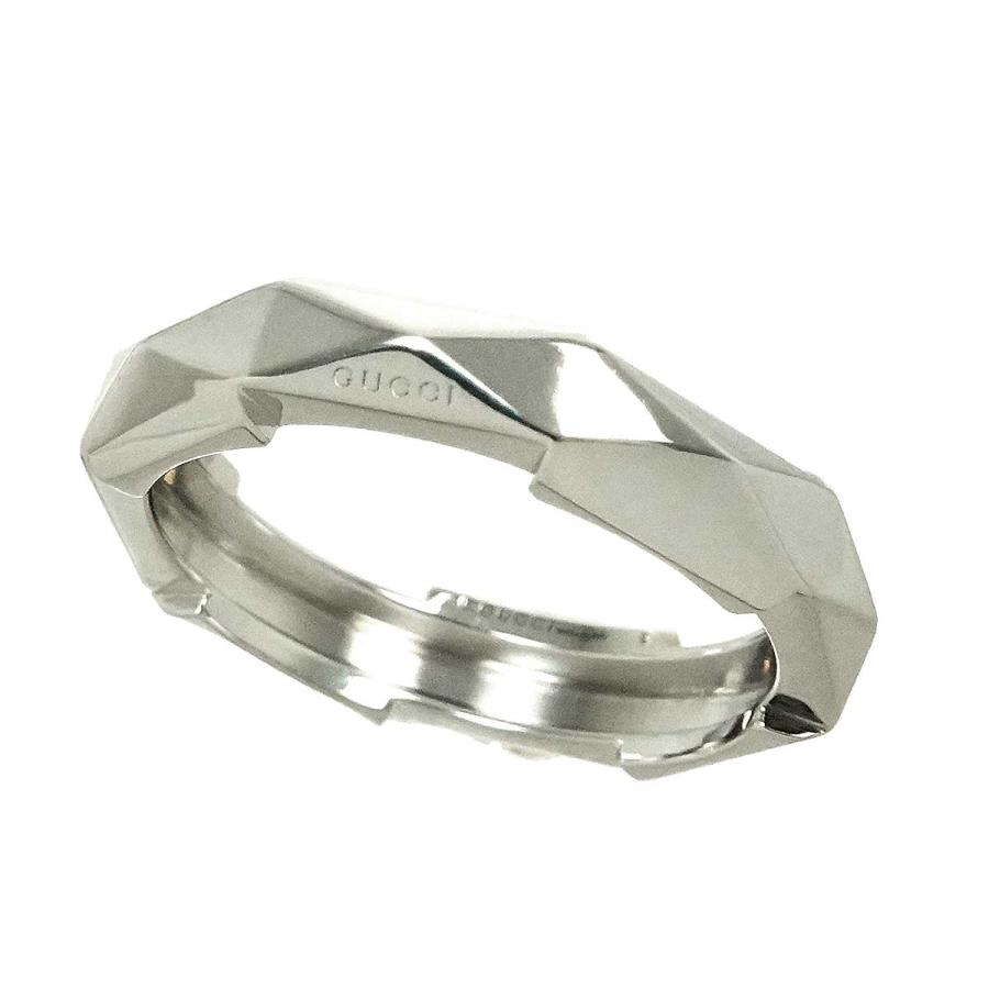 GUCCI グッチ スタッズ #20 リング K18 WG ホワイトゴールド 750 指輪