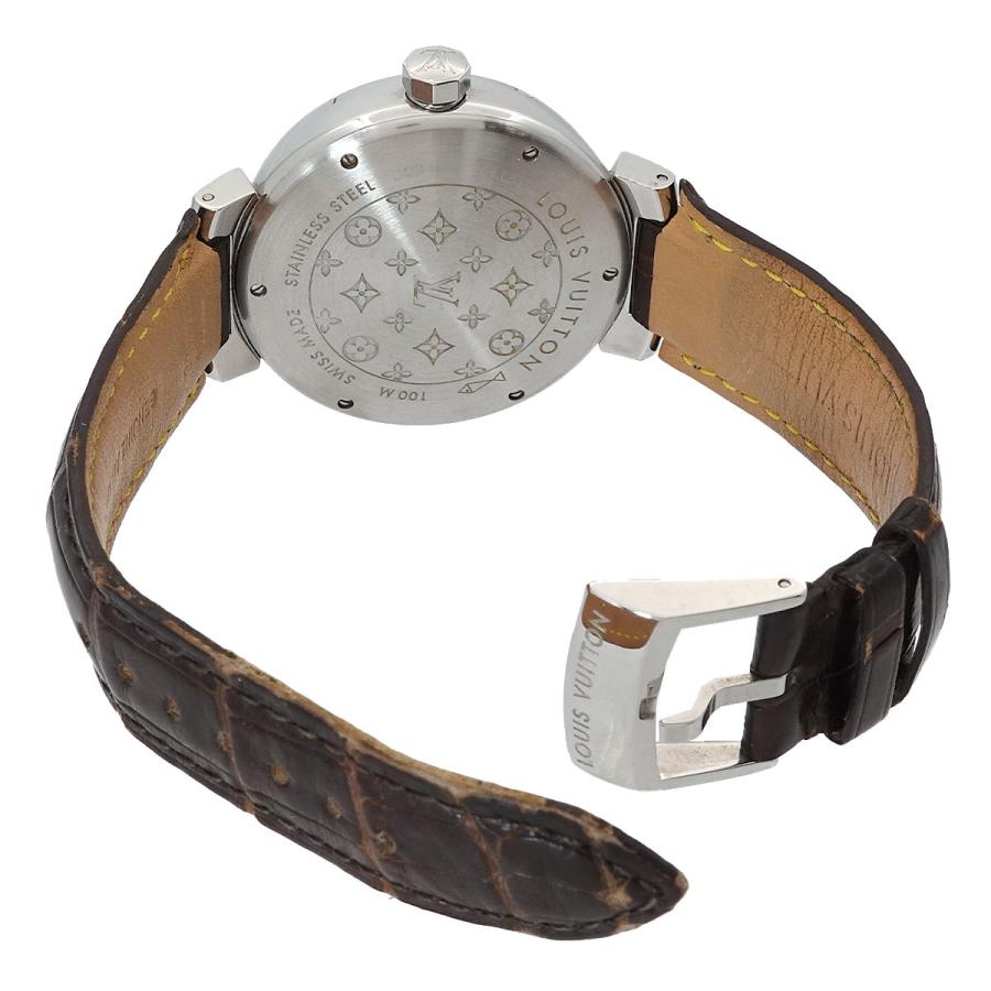 LOUIS VUITTON ルイ ヴィトン タンブールGMT Q1131 メンズ 腕時計  