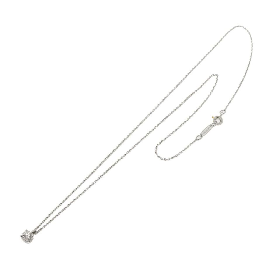TIFFANY&Co.（ティファニー） ソリティア ダイヤ ネックレス 42cm Pt