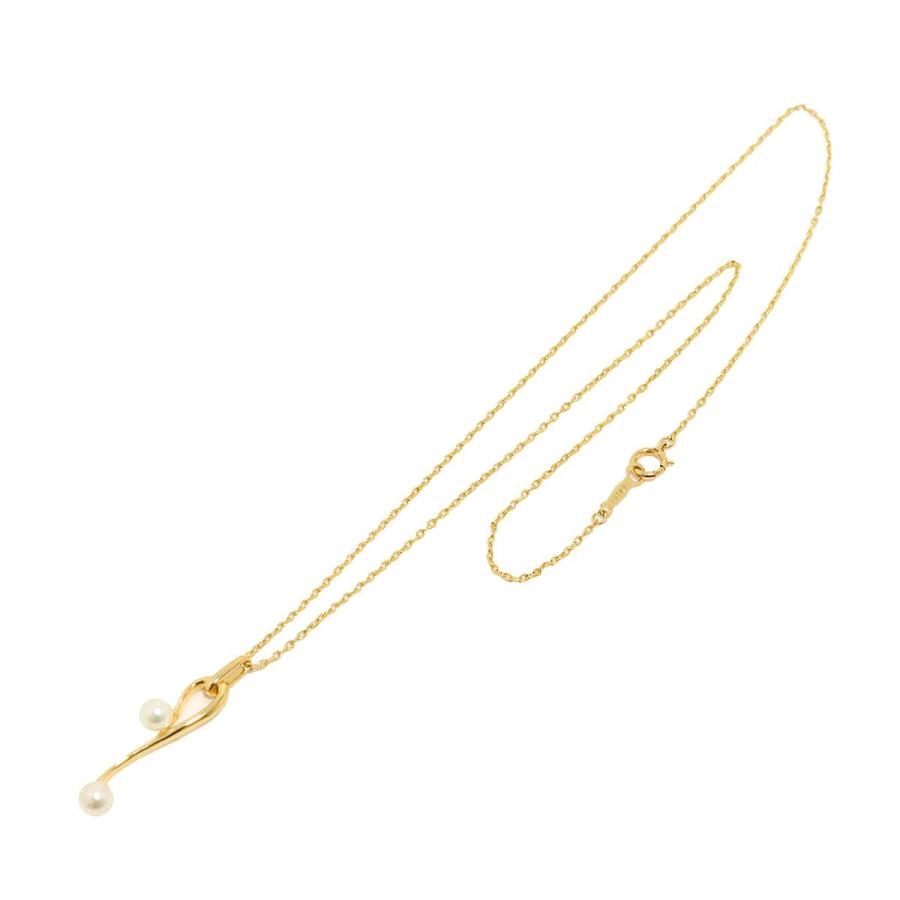 MIKIMOTO（ミキモト） アコヤ真珠 4.4-4.2mm ネックレス 38cm K14 YG