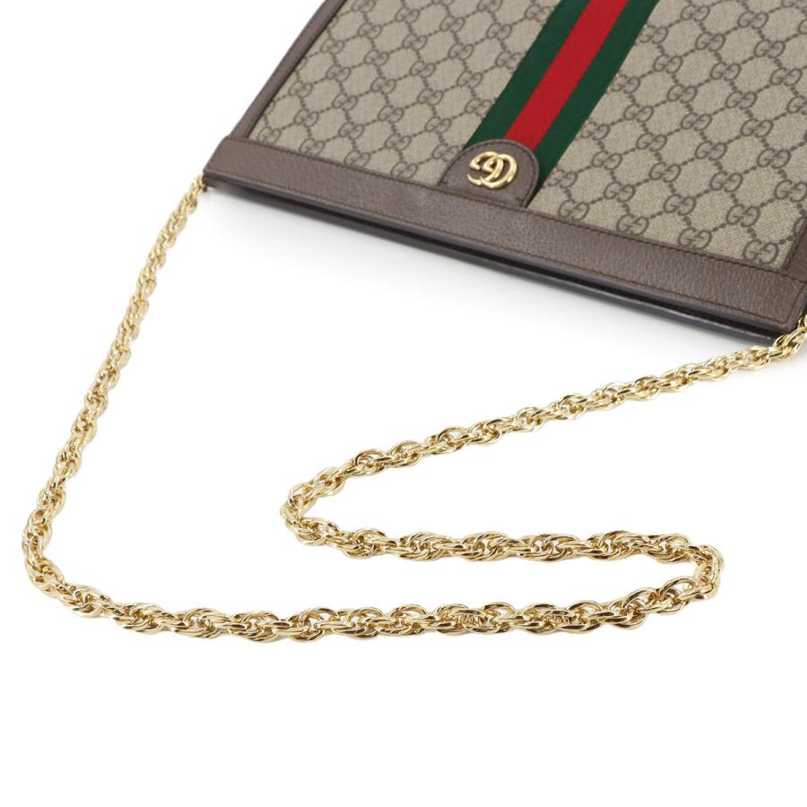 新品同様 グッチ GUCCI オフィディア GG ミディアム ショルダー バッグ GGスプリームキャンバス レザー ベージュ ブラウン 90295374 GUCCI（グッチ） 新品同様 オフィディア GG ミディアム ショルダー