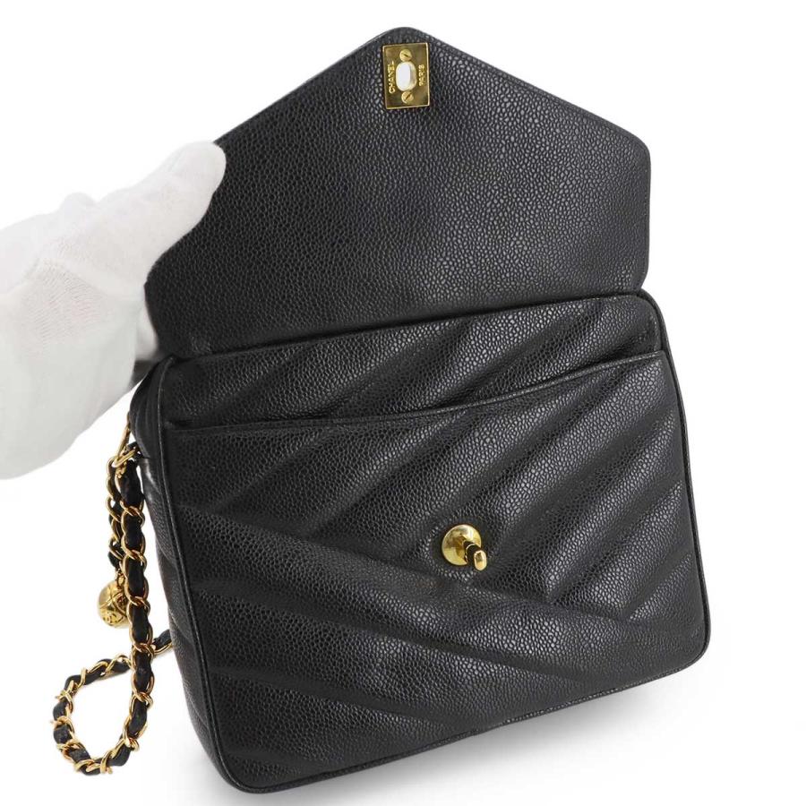 CHANEL（シャネル） 新品同様 チェーン ショルダー バッグ キャビア