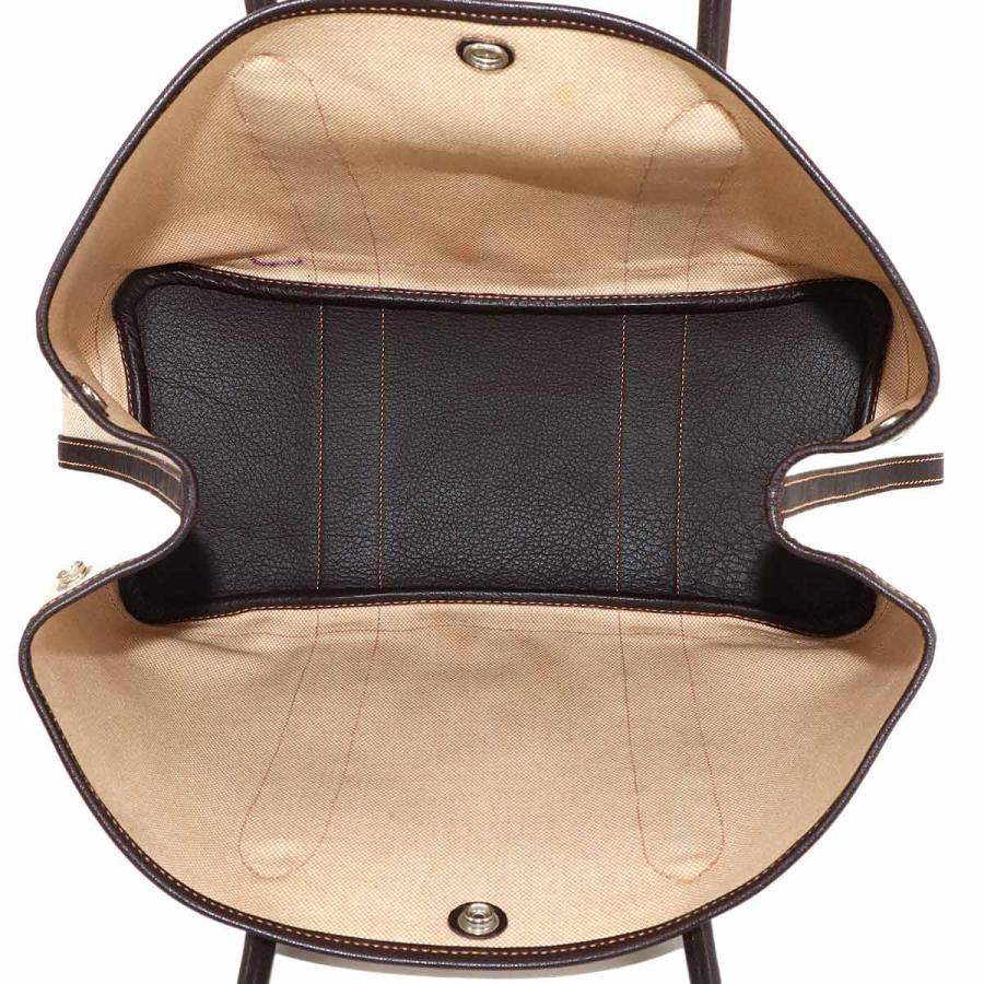 Y*s様 【美品！】エルメス　ガーデンパーティPM トワルアッシュ マロン □G エルメス ガーデンパーティPM トワルH・プリュム エレクトリック