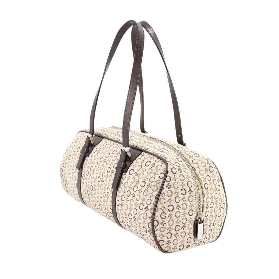 【美品】セリーヌ　ボストンバッグ CELINE（セリーヌ） 美品 CELINE Cマカダム ミニ ボストン ハンド