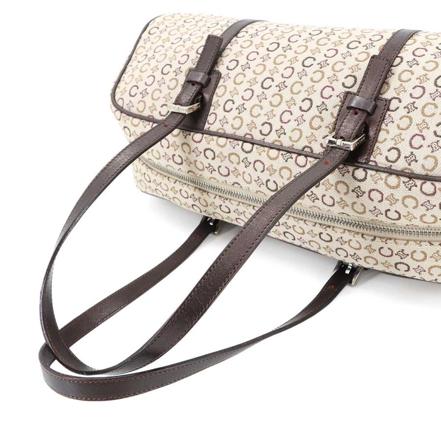 CELINE（セリーヌ） 美品 CELINE Cマカダム ミニ ボストン ハンド