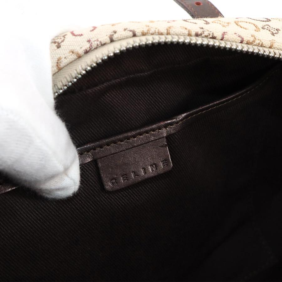 CELINE（セリーヌ） 美品 CELINE Cマカダム ミニ ボストン ハンド