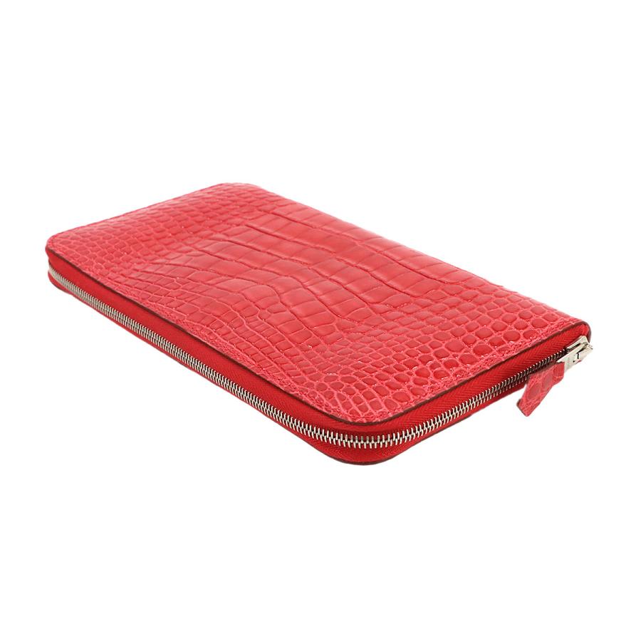 エルメス 財布 クロコダイル アザップロング ラウンドファスナー 長財布 アリゲーター レディース 90295979 【中古】ブランド HERMES（エルメス） クロコダイル アザップロング ラウンドファスナー