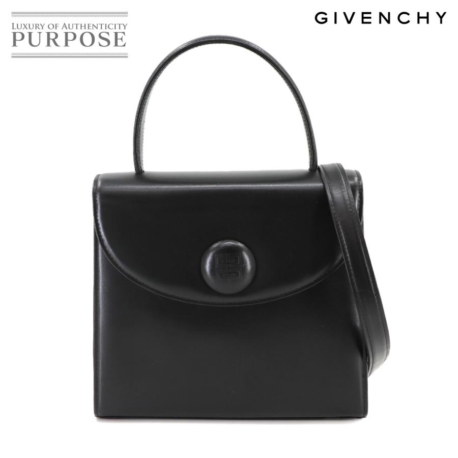 美品 ジバンシー バッグ 2way ハンド ショルダー バッグ レザー ブラック ゴールド 金具 レディース 90296018 【中古】ブランド GIVENCHY（ジバンシィ） 美品 ジバンシー GIVENCHY 2way ハンド